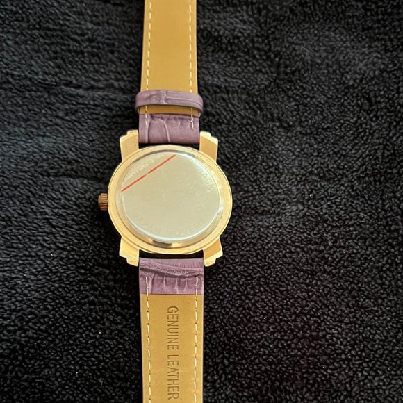 New, Never Worn - Chico's Purple Croco Watch band -Rhinestones on dial - Picture 3 of 5